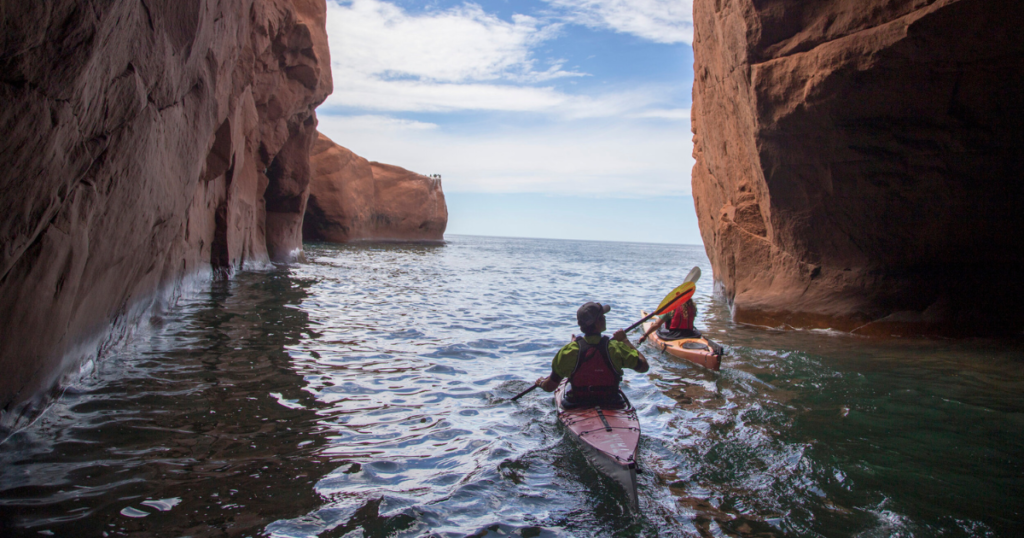 ken whiting and tour guide Sea Kayaking Îles de la Madeleine, Québec 2