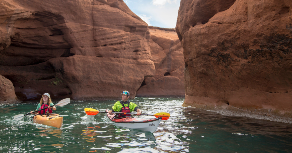 ken whiting and tour guide Sea Kayaking Îles de la Madeleine, Québec 3