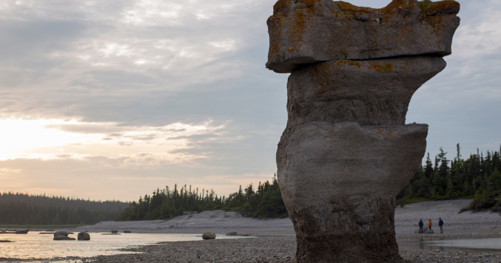 monoliths in Côte-Nord, Québec