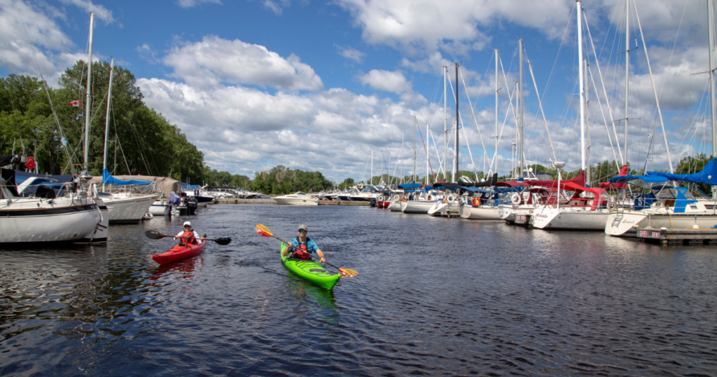ken whiting and tour guide kayaking in quebec authentique