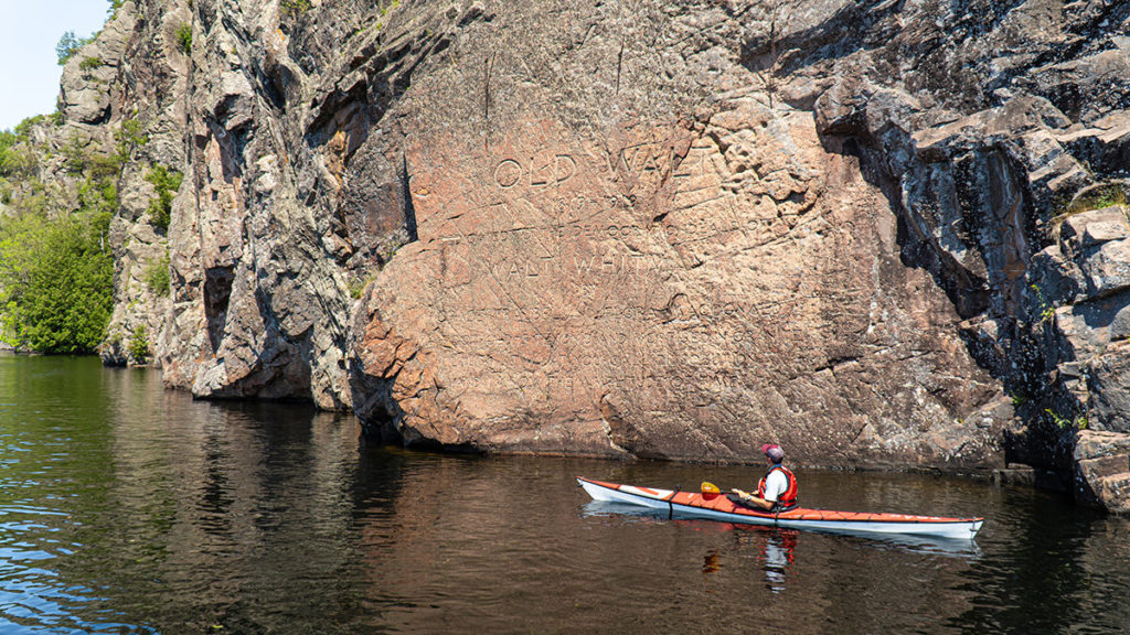 ken whiting kayaking in bon echo provincial park ontario canada trak kayaks aquabound paddle nrs pfd paddle tales paddletv