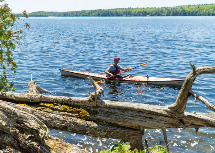 ken whiting kayaking in bon echo provincial park ontario canada trak kayaks aquabound paddle nrs pfd paddle tales paddletv
