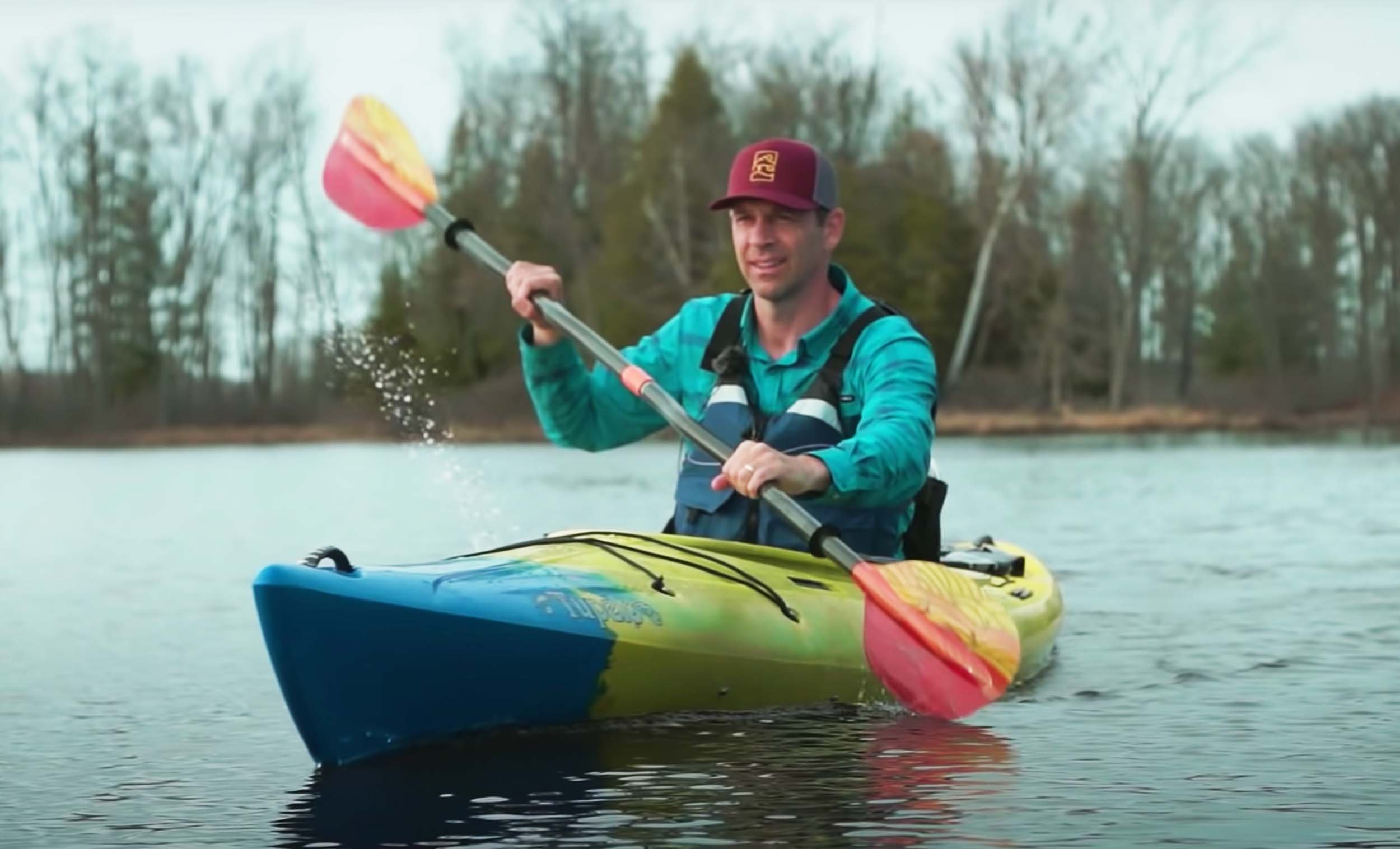 jackson kayak torpedo kayaking paddling ken whiting on flat water testing gear best in glass for beginner kayakers