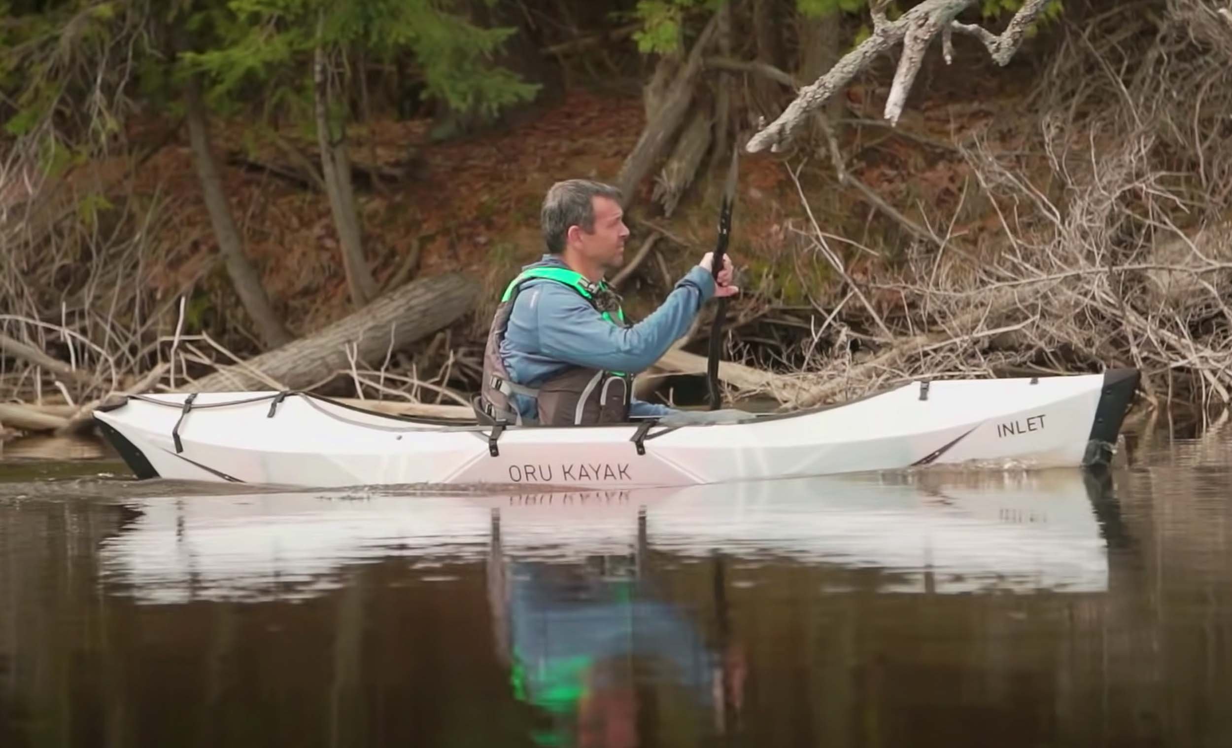 ken whiting kayaking the oru kayak inlet portable kayaks of the year gear reviews paddletv