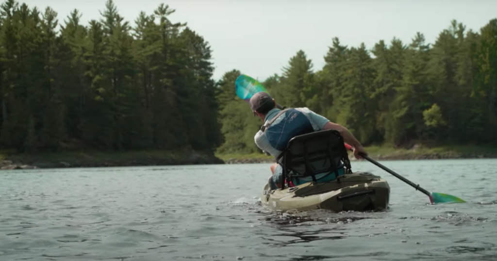 ken whiting trying to flip the bonafide rs117 kayak