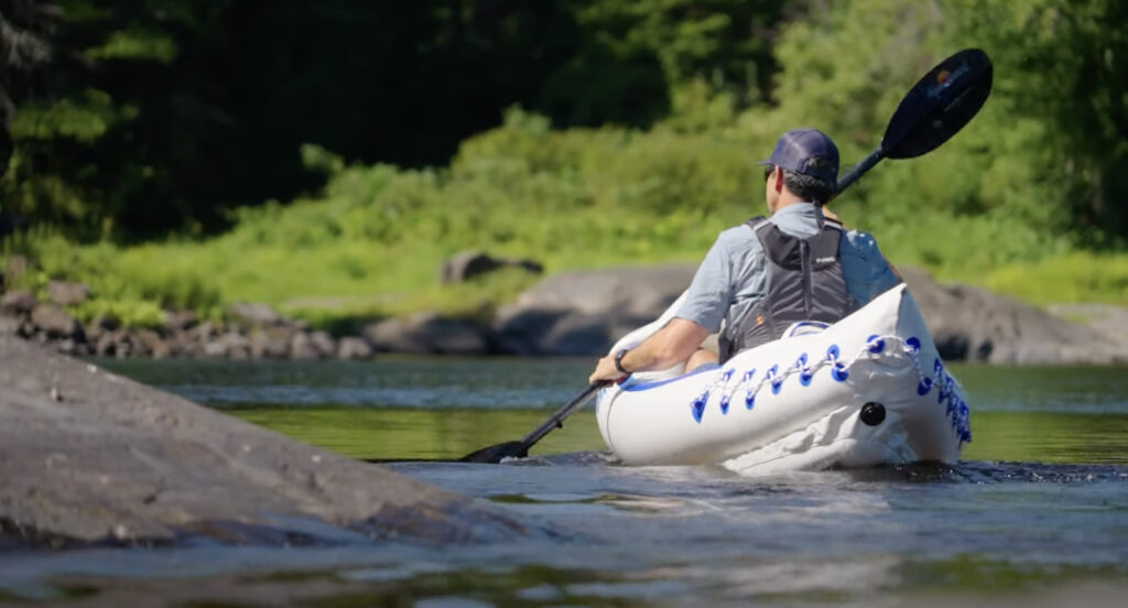 Inflatable kayaks are light weight, portable and comfortable.