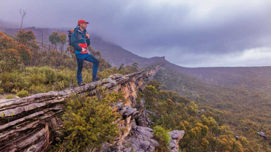 A stunning view south