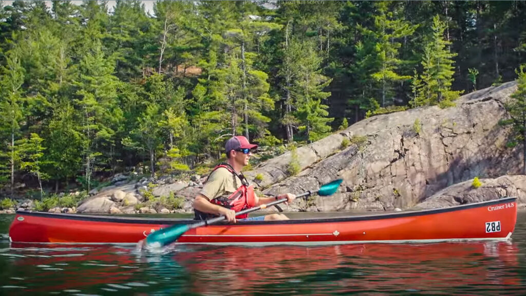 Swift Cruiser Pack Boat canoe in Killarney Park