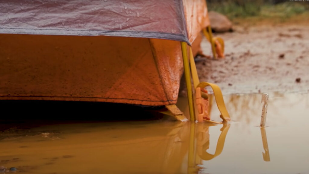 backpacking in the rain top tip: Find a camping spot in the rain