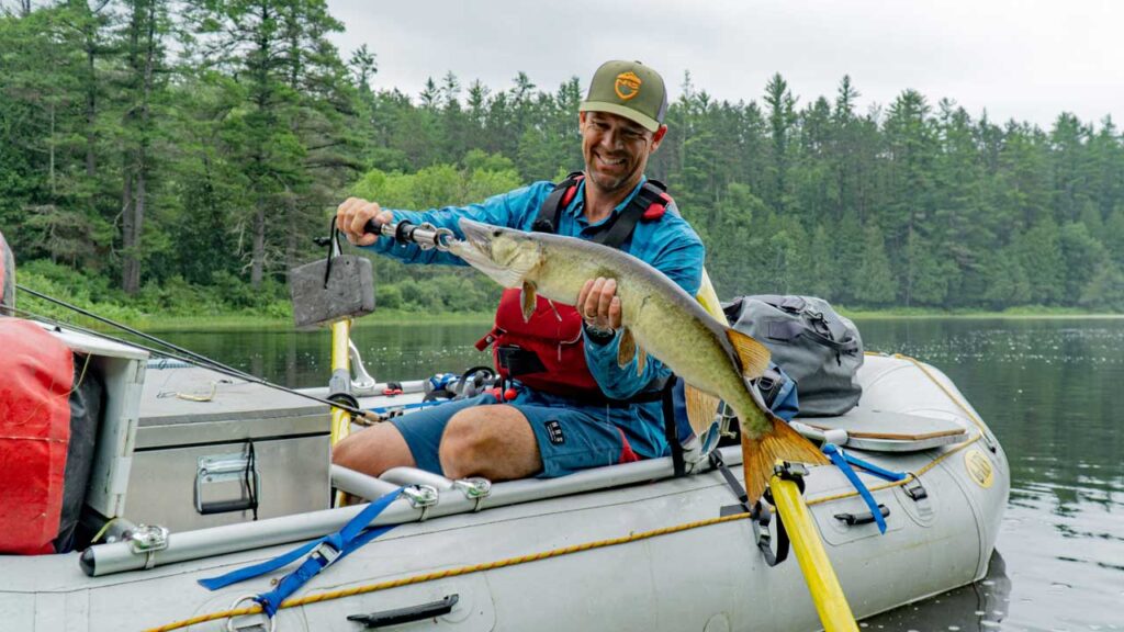 On calmer waters, when coasting of fishing, I'll take my helmet off