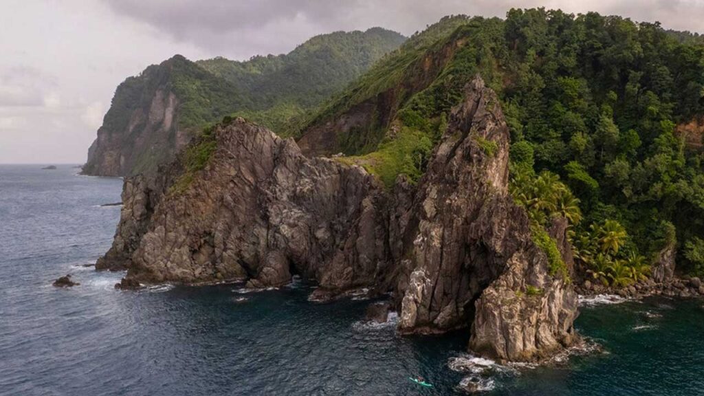 The Northern shore of Dominica is without a doubt one of the most dramatic ocean kayak tours that I’ve ever experienced.