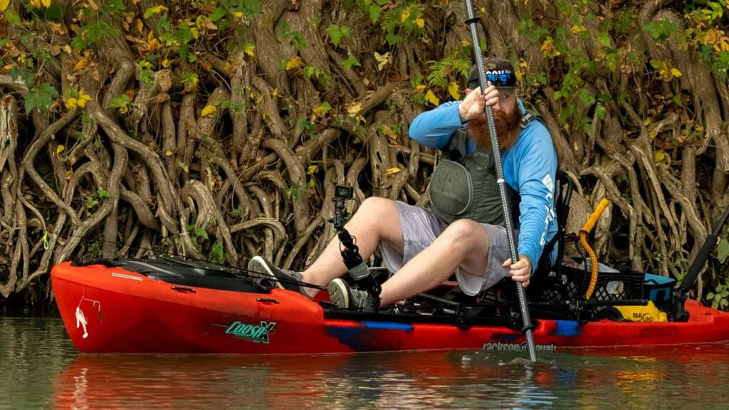 The cool roots systems made for incredible structure for big black bass fishing