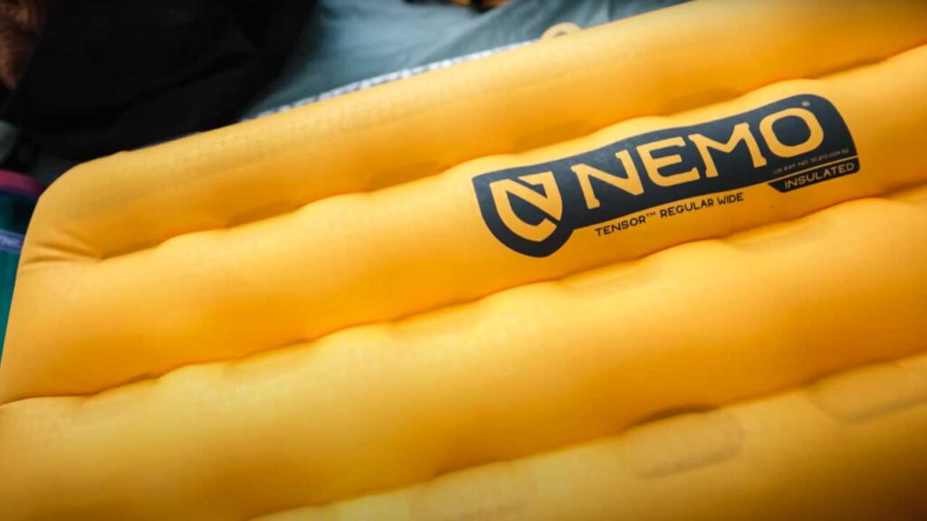 The Nemo Tensor sleeping pad
