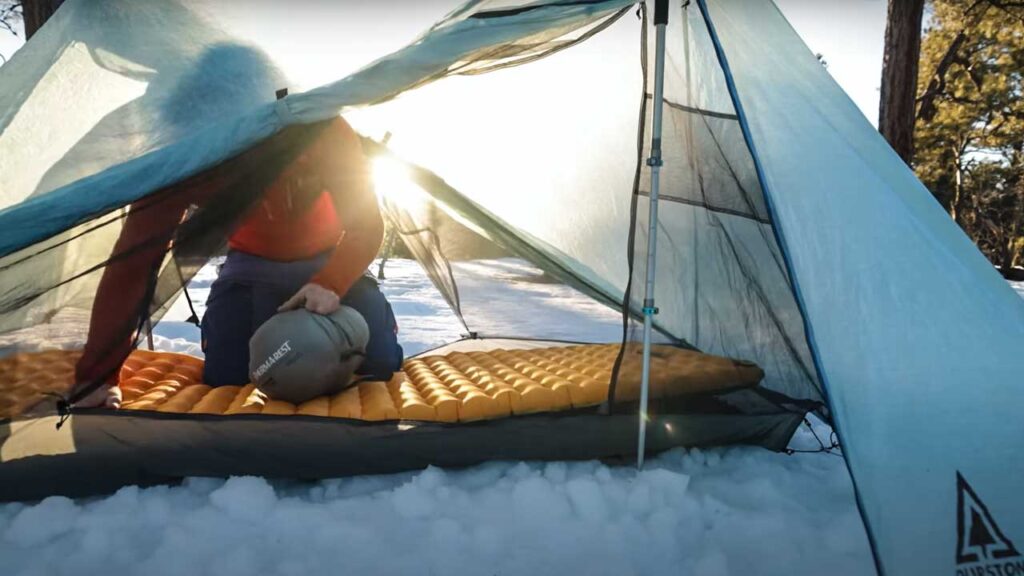 The Durston Lightweight Backpacking Tent has a LOT of room inside for its size