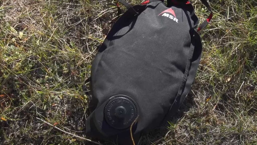 Staying clean while camping: Shower bags are black to absorb the sunshine and heat your water for a great shower