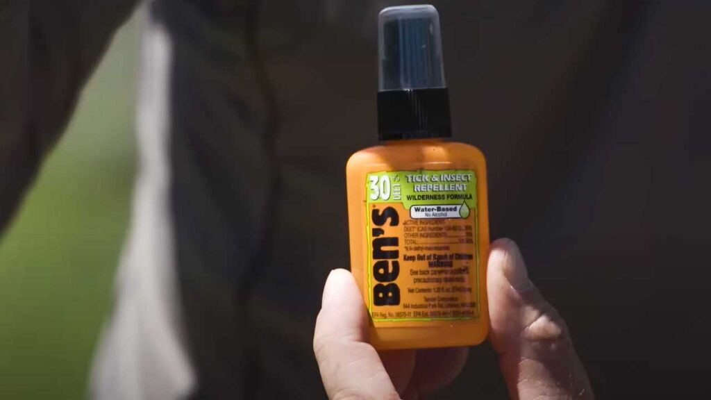 How to keep bugs away when camping Deet - the higher the % the longer it lasts