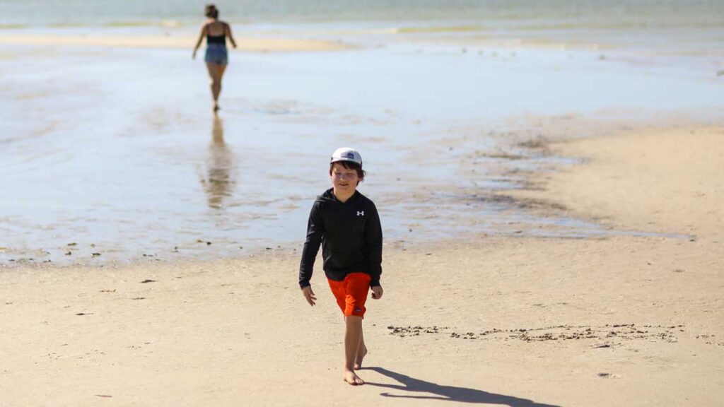 Searching for sea shells is one of the things to do in Florida with kids