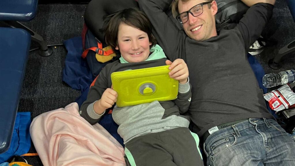 Electronics are always a great distraction during a long stay at the airport