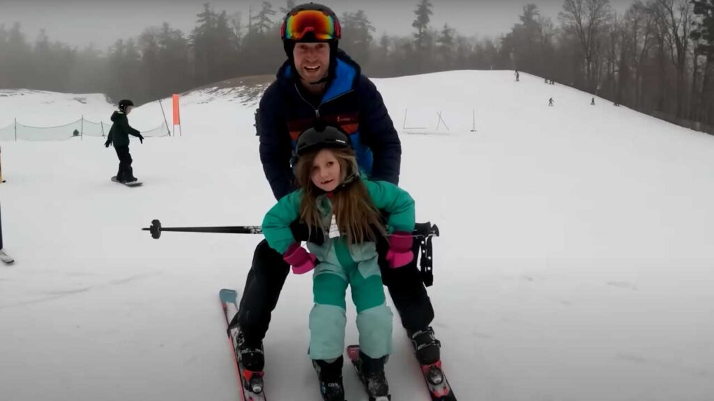 Parker was a bit braver so Nick took her out for this part of the day.