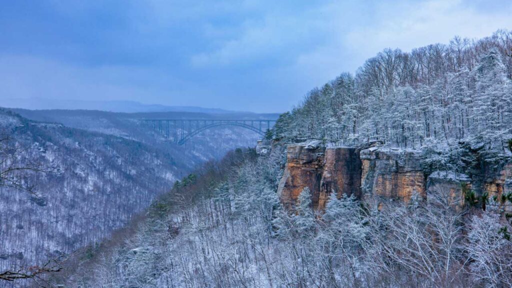 New River Gorge bridge is a spectacular feat of human engineering