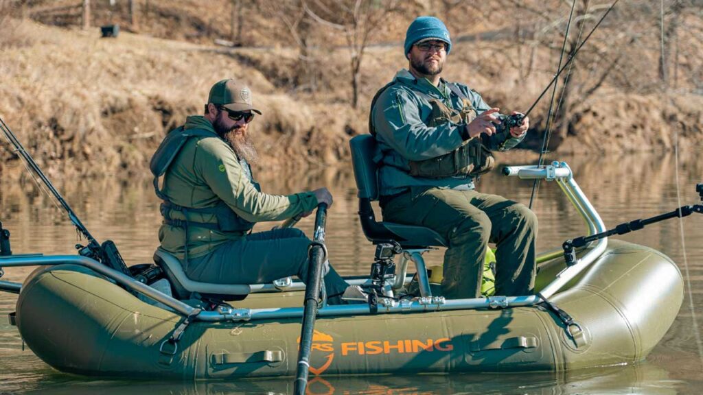 The speed on boat fishing rafts were comparable.