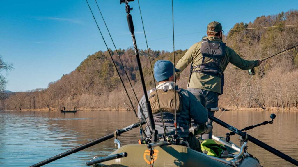 The NRS aluminum frame and thigh support make this boat the winner for standing