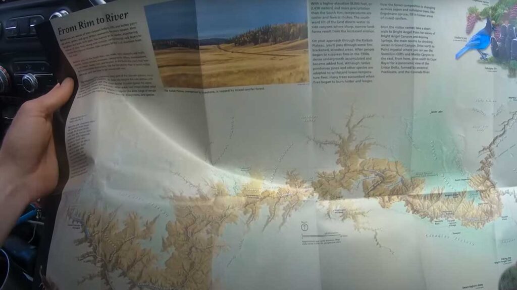 When road tripping with kids, Google maps are convenient but paper maps are great for all to gather around and plan