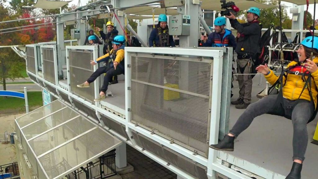 Planning ahead also means that the kids have something to look forwards to... like Zip lining!