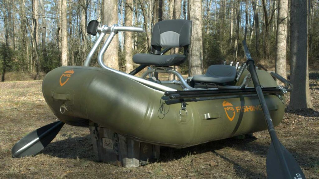 NRS Slipstream 96 Fishing Raft Review: Final fully built product.