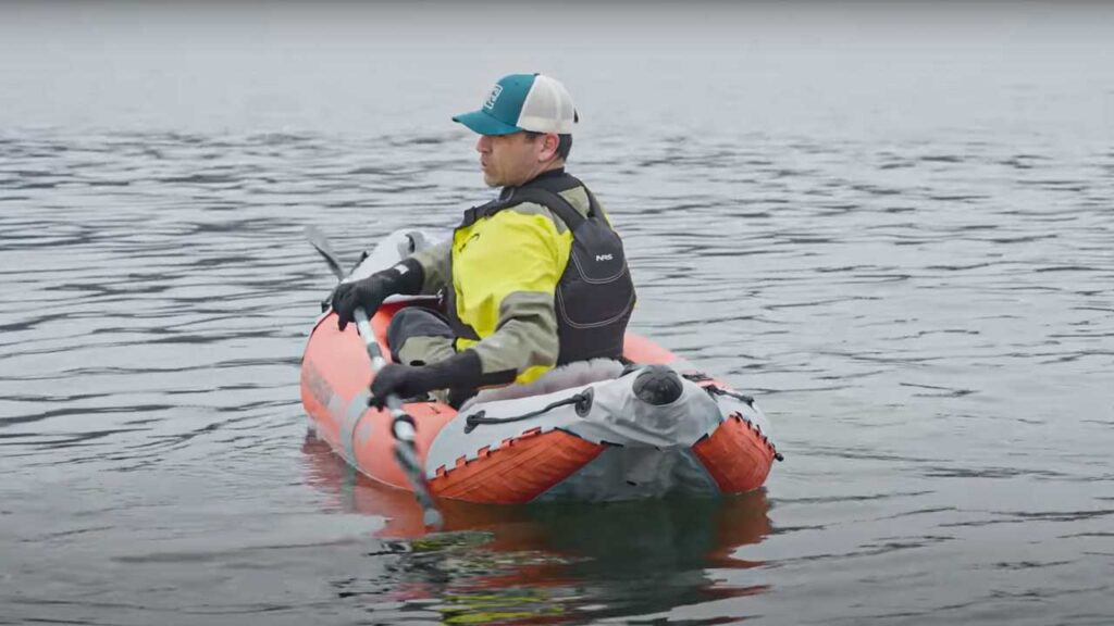 I can spin the cheapest fishing kayak on a dime, but that means we lose a good bit of tracking speed.