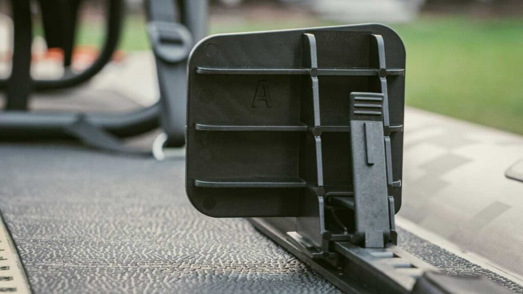 When paddling a full day in a fishing kayak, its super important to have comfy foot pegs.