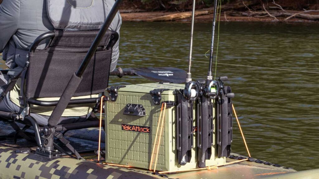 The NRS Kuda had a lot of flat deck space for gear.  