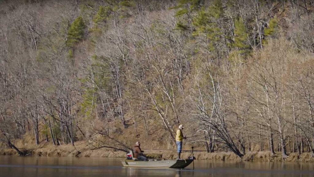 Jon boats are great for lakes and calm rivers. Considered one of the easiest boats to transport because it fits in the back of a truck.