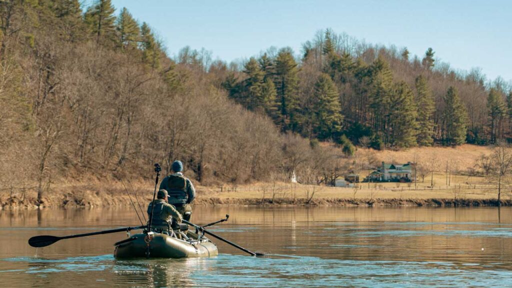 Inflatable raft vs jon boat: Raft wins on moving rivers!