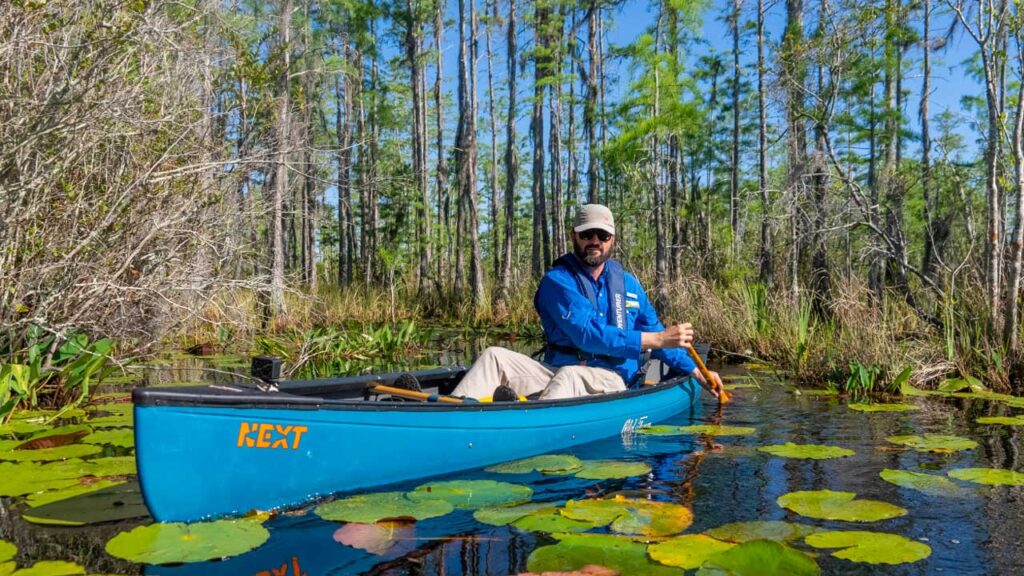 Kayaking the Okefenokee Swamp was a LOT easier with Dan around.
