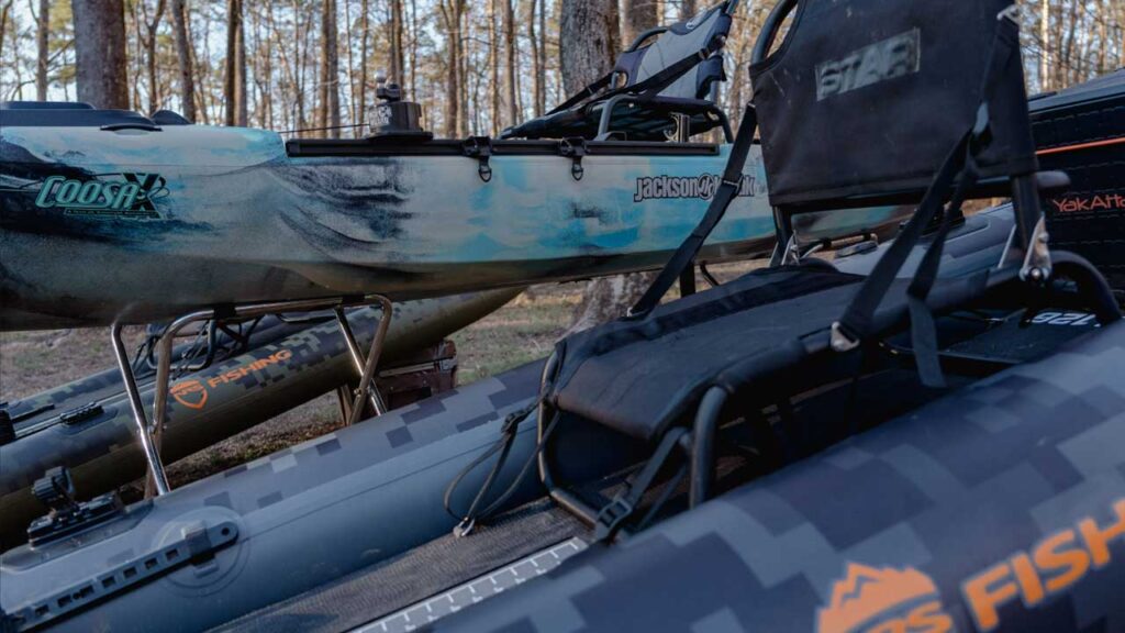 Great choices when comparing these three kayaks Coosa X vs NRS Pike Pro and NRS Kuda 126 with advantages to each.