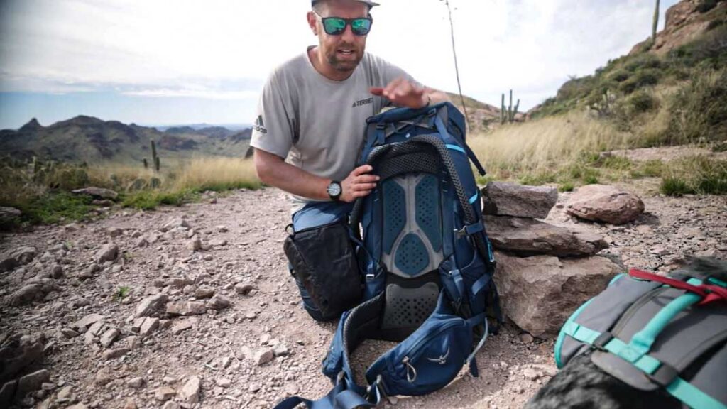 The Osprey Kestrel 48L pack review: the yoke system