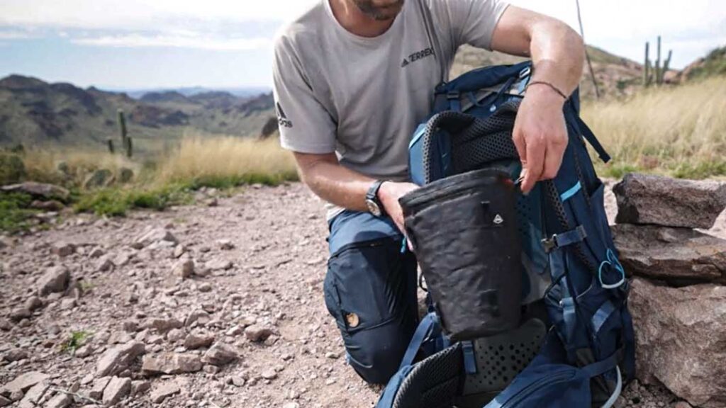 Cool storage system on the Osprey Kestrel.