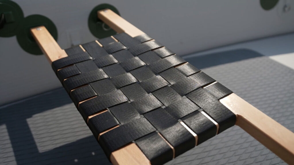 This is an open inflatable canoe, as far as canoe's go, its super comfy.