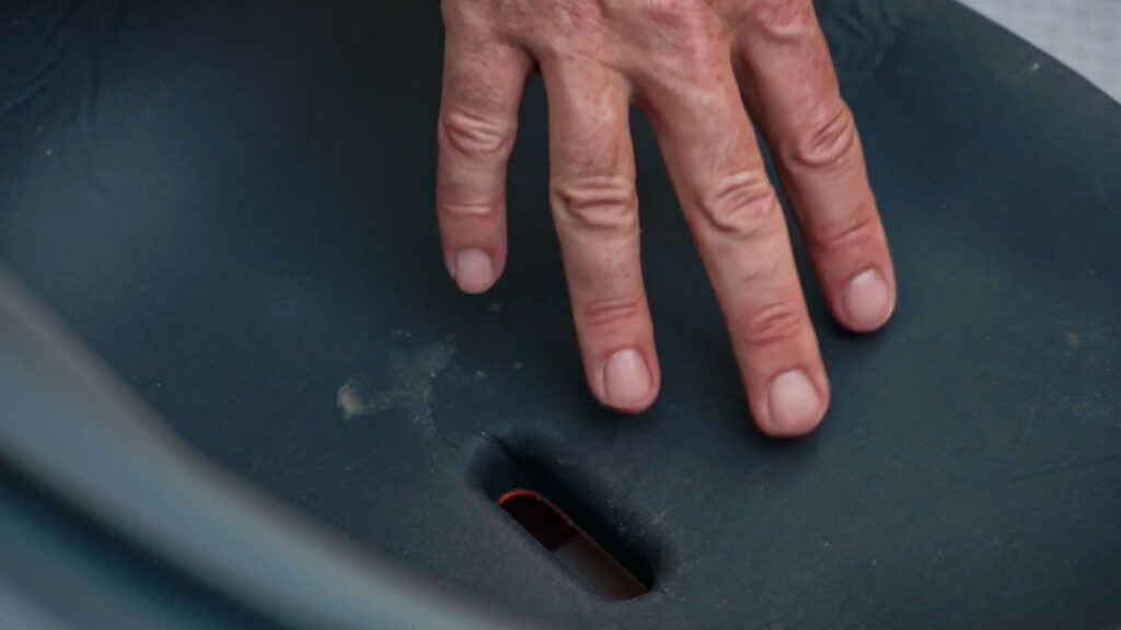 Where the seat had drainage which kept you dry, it still was a foam seat.  