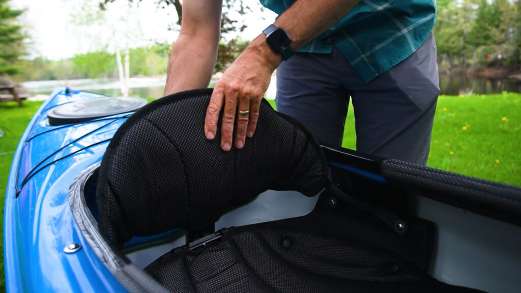 Three days in the same kayak is a very good test of comfort! The Hurricane Tampico passed with flying colors.