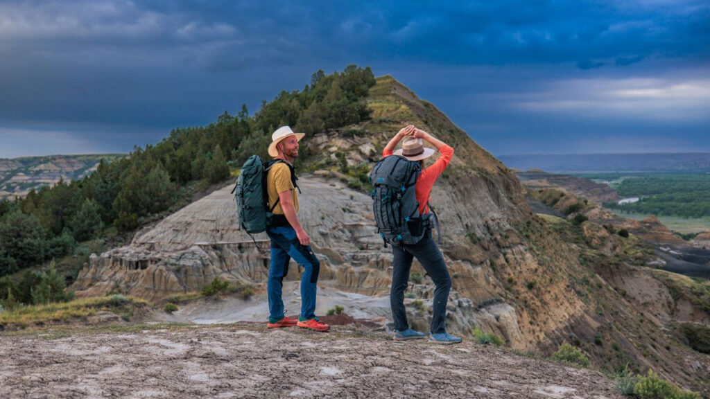 The North Dakota landscape was breathtaking.