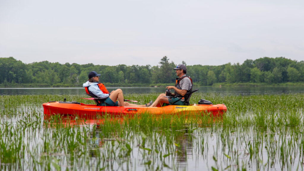 Facing seats, both comfortable.