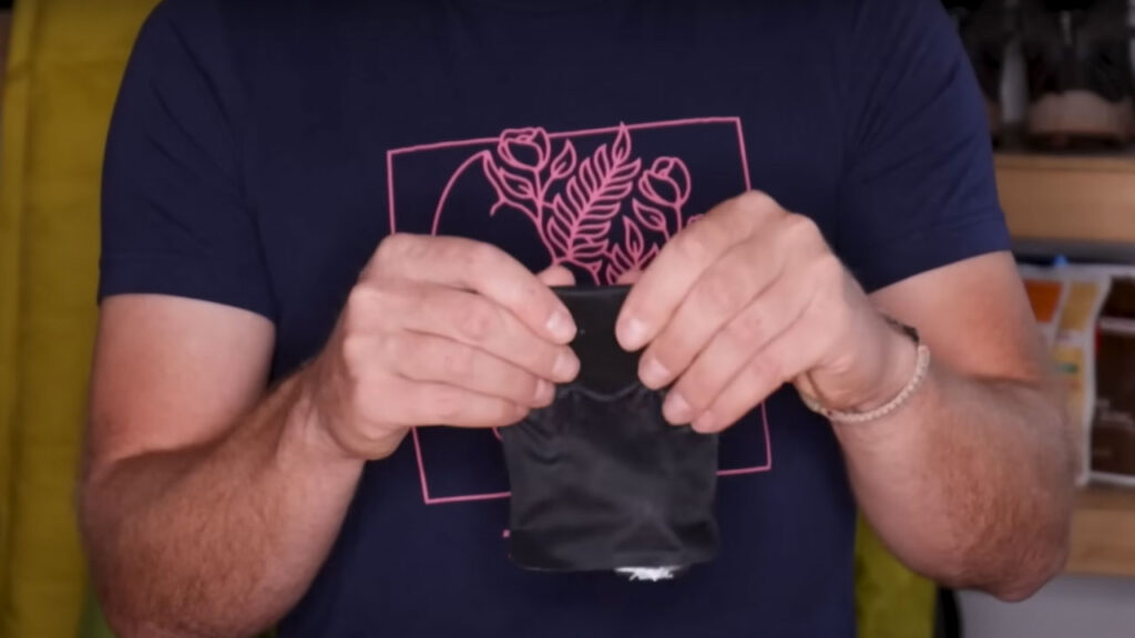 The special layering on this bag takes care of the slime of soap.