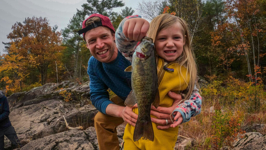 Trying new activities as a family included one of my favorites, fishing!