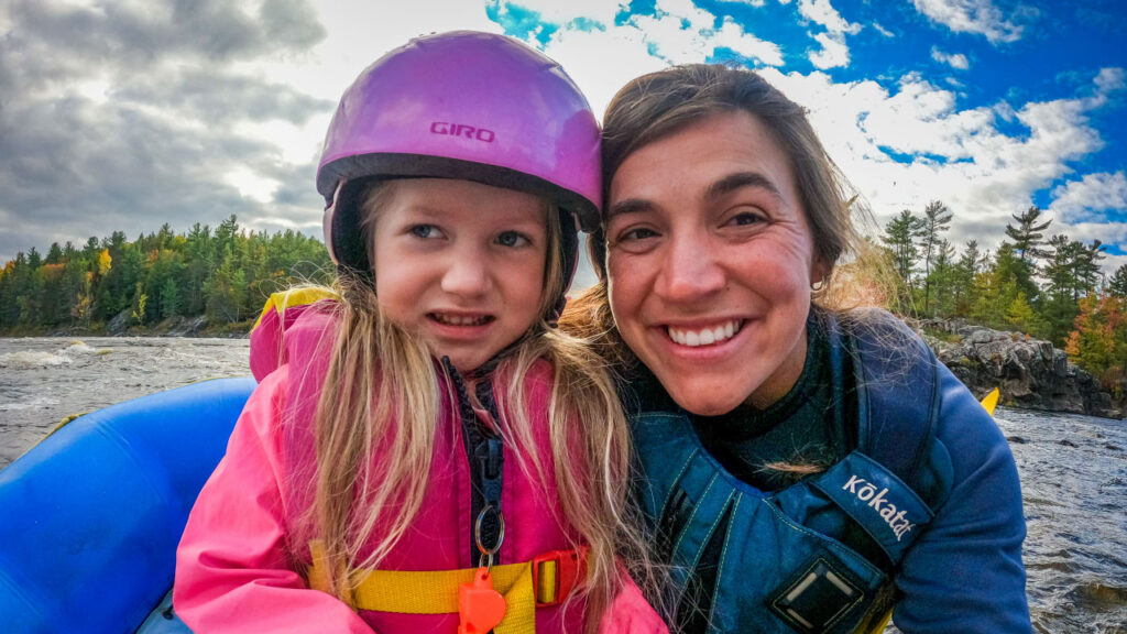 Rafting was a good way to introduce the family to whitewater in a safe environment.