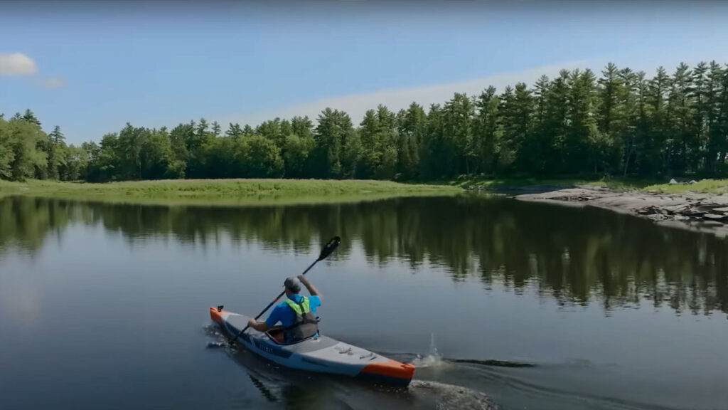 The Itiwit can handle rough conditions and can accommodate a skirt to keep water out.