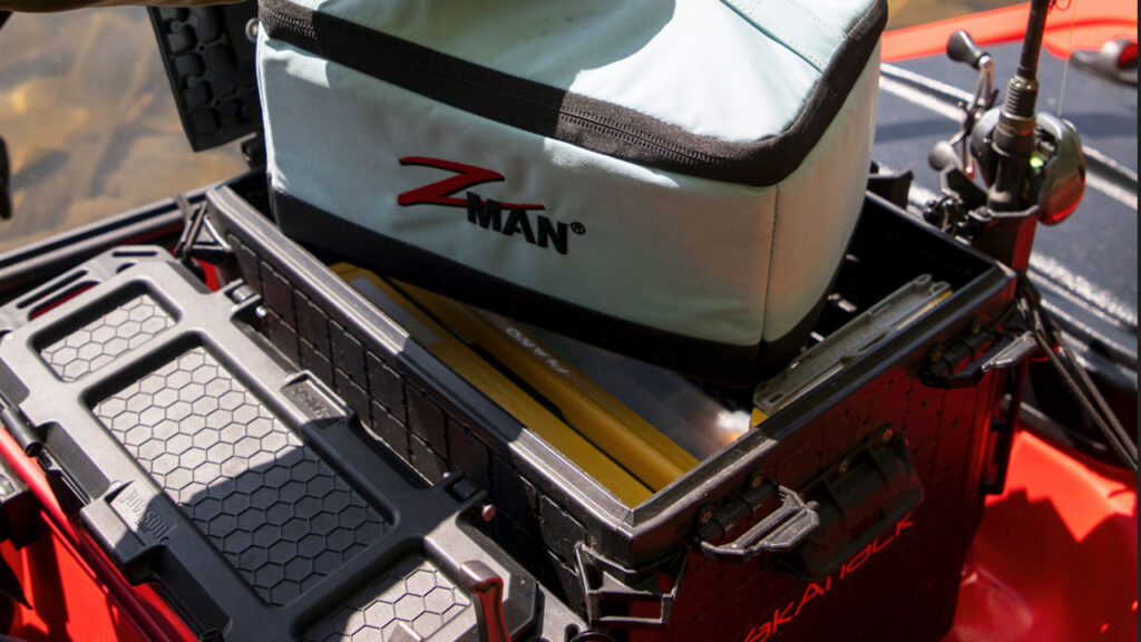 Lots of room for standard sized tackle boxes and more.