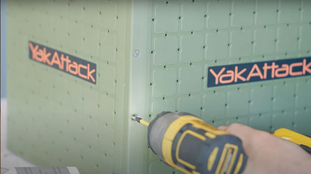 Hold off putting screws on the bottom, there's another step coming.