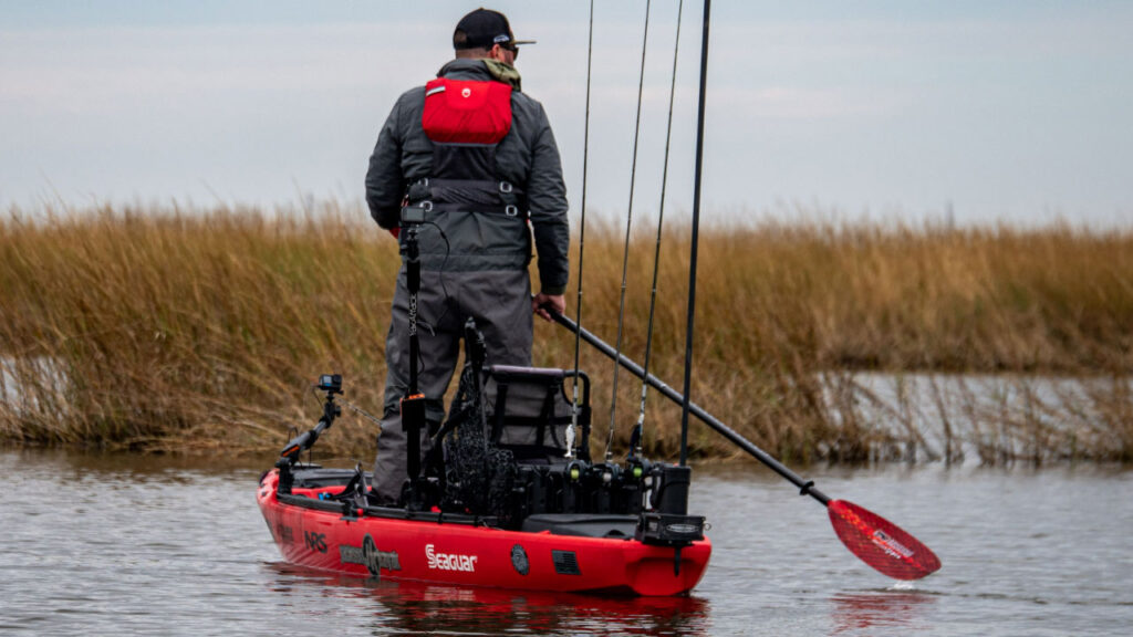 Choosing a Kayak Fishing Paddle for me means a paddle I can stand and paddle with.